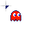 pac-man ghost red right cursor