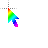 Rainbow classic cursor