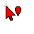 Super Simple Red Location cursor