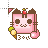 kitty and ice cream cursor
