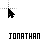jonathan con brillo cursor