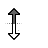 Vertical resize cursor