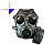 MW2 Gas Mask Emblem cursor