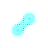 Diagonal Resize 1 (Neon Cyan) cursor