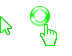 Windows 7 Portal Agressive Green Edit Cursors preview