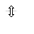Vertical resize cursor