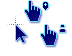 LLX Aero Deep Blue Person and Location Select Cursors cursor preview