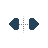 Horizontal resize cursor