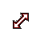 White Chroma Bigger - Diagonal Resize 2 cursor