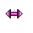 Horizontal resize cursor