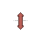 Vertical resize cursor