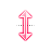Vertical resize cursor