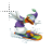 Donald Duck_Snowboarding cursor