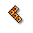 Tetris - Diagonal Resize 1 (Orange) cursor