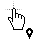 Vertical resize cursor
