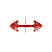 Horizontal resize cursor
