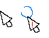 Vertical Arrow Cursors preview