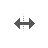 Horizontal resize cursor