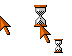 Windows XP 3D Orange / Zune (recoloured system scheme) Cursors preview
