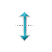 Vertical resize cursor