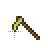 Minecraft's Gold Hoe cursor