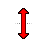 Vertical resize cursor