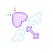 [Angel heart (purple ver.)] diagonal resize 1 cursor