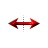 Horizontal resize cursor