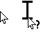 High Contrast Red and Black Cursors preview