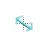 3D Blue resize Diagonal 1 cursor