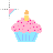 Birthday Bear Badge cursor