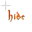hide cursor