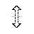 Vertical resize cursor