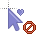 Cute Purple Unvailable cursor