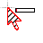 rainbow outline white work backround cursor