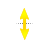Vertical resize cursor