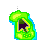 Green fire cursor