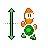Vertical resize cursor