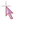 Pink Diamond and Rose Gold mouse pointer cursor
