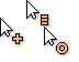 Open Zone White Slim Cursors preview