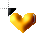 Orange Heartlet 18 cursor