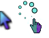 Light Purple Axolotl Cursors preview