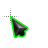 Nitro Black Green - Static & Two Animation Cursors preview