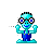 Vertical resize cursor