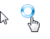 Windows 7 Super Intense Medium Blue Cursors cursor preview