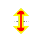 Vertical resize cursor