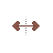 Horizontal resize cursor
