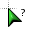 Green beveled Cursors preview