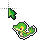 Snivy Sticker Cursors preview