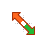 Diagonal resize 1 cursor